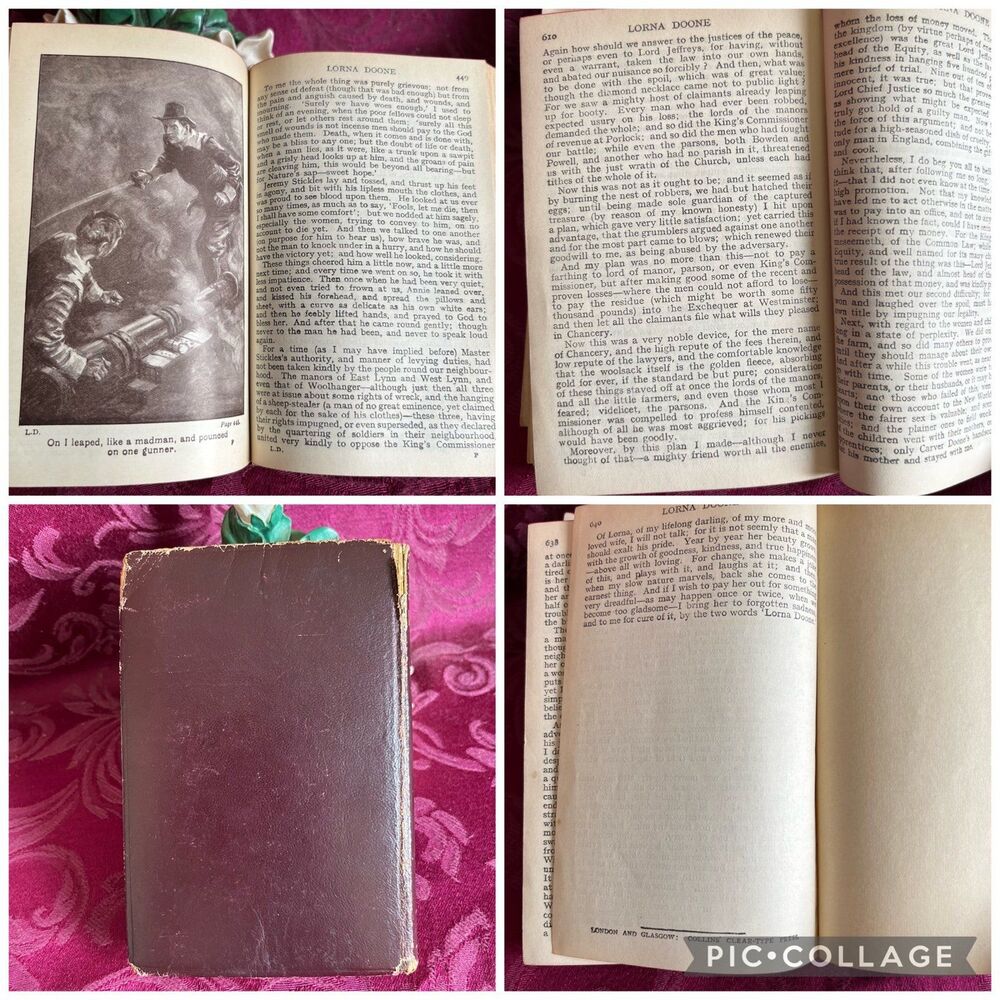 Vintage Book: Lorna Doone A Romance of Exmoor by R.D. Blackmore. Illustrated - Picture 10 of 10